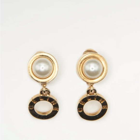 CELINE PHOEBE PHILO ERA EARRINGS - vintage - Picture 2 of 10